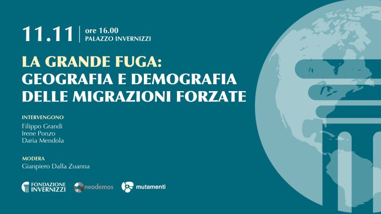 La grande fuga: geografia e demografia delle migrazioni forzate